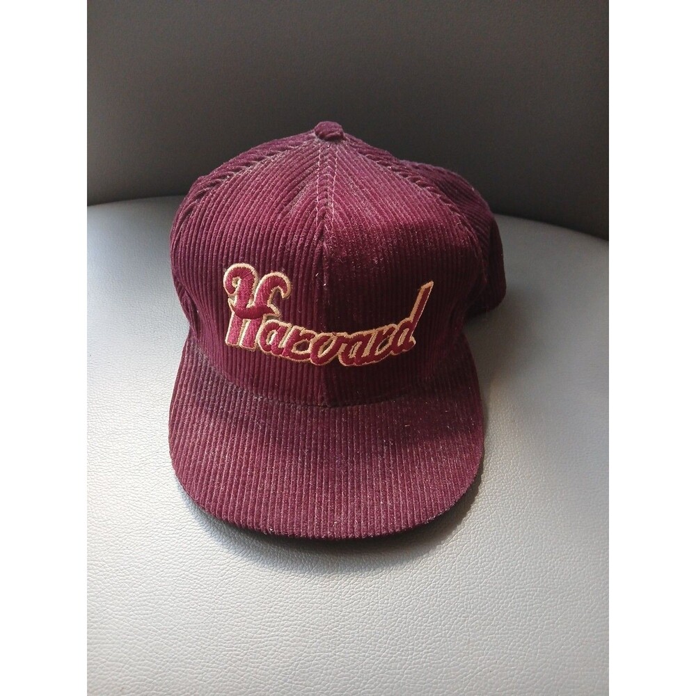 Vintage corduroy Harvard snapback